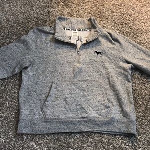 ✨PINK grey short sweatshirt✨